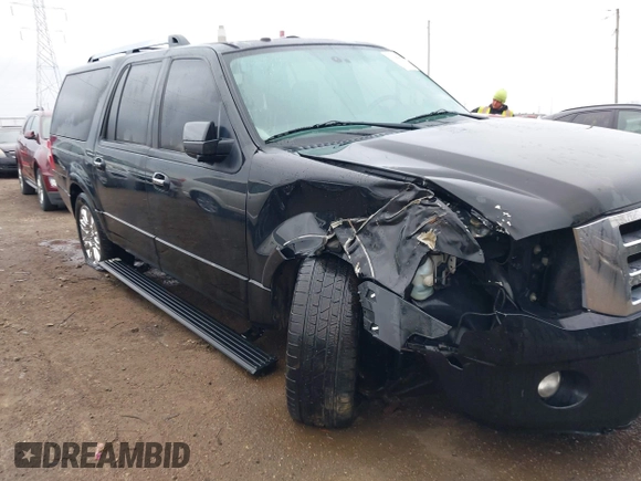 2011 Ford Expedition EL Limited with VIN 1FMJK2A54BEF33457, listed as a IAAI auction lot 41864686 with 186,278 mi miles. Bid and sale history available at carsss.com. Image 6.