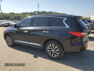 2013 Infiniti JX35 with VIN 5N1AL0MM2DC333731, listed as a Copart auction lot 74307604 with 121,310 mi miles and Salvage Title. Bid and sale history available at carsss.com. Image 2.