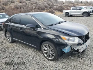 2010 Lexus HS 250h with VIN JTHBB1BA9A2015793, listed as a Copart auction lot 43450665 with 136,552 mi miles and Salvage Title. Bid and sale history available at DreamBid. Image 4.