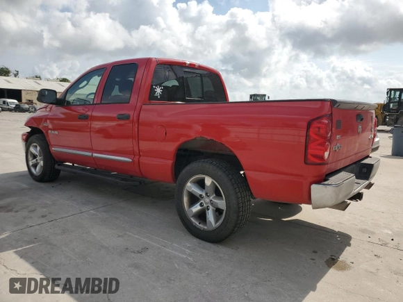 2008 Dodge 1500 SLT with VIN 1D7HU18268S601194, listed as a Copart auction lot 54529015 with 257,160 mi miles and Salvage Title. Bid and sale history available at DreamBid. Image 2.