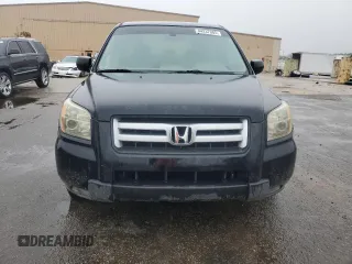 2006 Honda Pilot LX with VIN 2HKYF18106H541677, listed as a Copart auction lot 44237085 with 182,296 mi miles and Salvage Title. Bid and sale history available at DreamBid. Image 5.