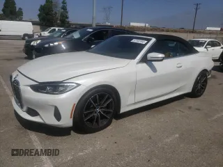 2023 BMW 4 Series 430i with VIN WBA23AT01PCL49918, listed as a Copart auction lot 81709604 with 17,371 mi miles and Salvage Title. Bid and sale history available at carsss.com. Image 1.