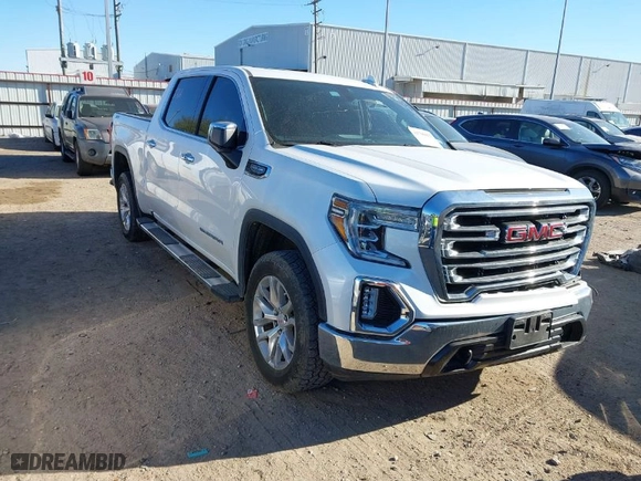 2019 GMC Sierra 1500 SLT with VIN 3GTU9DED3KG300902, listed as a IAAI auction lot 41790802 with 80,993 mi miles. Bid and sale history available at carsss.com. Image 1.