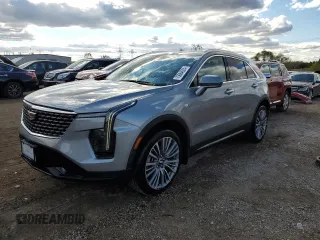 2024 Cadillac XT4 AWD Premium Luxury with VIN 1GYFZDR41RF190702, listed as a Copart auction lot 75684624 with 4,068 mi miles and Salvage Title. Bid and sale history available at carsss.com. Image 1.