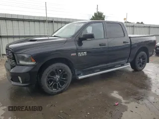 2015 Ram 1500 Sport with VIN 1C6RR7MT8FS776682, listed as a Copart auction lot 59566925 with 116,034 mi miles and Salvage title. Bid and sale history available at DreamBid. Image 1.
