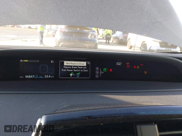 2016 Toyota Prius Two with VIN JTDKBRFU0G3007718, listed as a IAAI auction lot 41923304 with 96,847 mi miles and . Bid and sale history available at DreamBid. Image 7.