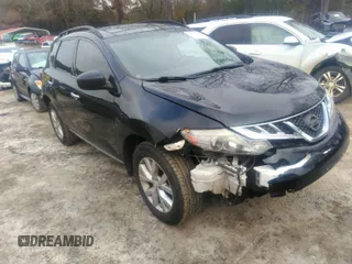2012 Nissan Murano S with VIN JN8AZ1MU0CW111814, listed as a IAAI auction lot 41136966 with 205,809 mi miles and . Bid and sale history available at carsss.com. Image 1.