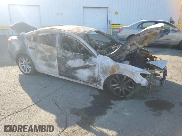 2015 Mazda 6 i Touring with VIN JM1GJ1V53F1200038, listed as a Copart auction lot 51379795 with Not Provided miles and Non Repairable. Bid and sale history available at DreamBid. Image 4.