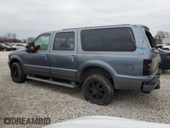 2001 Ford Excursion XLT с VIN 1FMNU41S11EB19130, выставлен на аукционе Copart как лот 83005724 с пробегом 306 688 миль миль и Чистый • Clean title. История ставок и продаж доступна на DreamBid. Изображение 2.