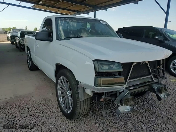 2006 Chevrolet Silverado 1500 LS with VIN 3GCEC14V26G155226, listed as a Copart auction lot 74065404 with 203,097 mi miles and Salvage Title. Bid and sale history available at carsss.com. Image 10.