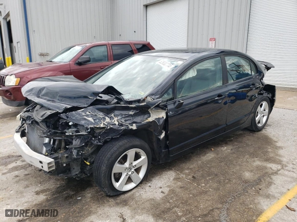 2008 Honda Civic Sdn EX-L with VIN 1HGFA16978L079147, listed as a Copart auction lot 52930774 with 139,965 mi miles and Salvage Title. Bid and sale history available at carsss.com. Image 1.
