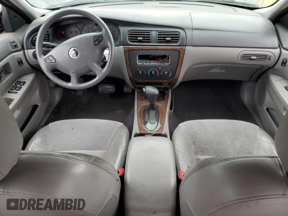 2001 Mercury Sable with VIN 1MEFM53U31A629921, listed as a Copart auction lot 77173754 with 122,769 mi miles and Salvage title. Bid and sale history available at DreamBid. Image 8.