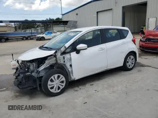 2017 Nissan Note S Plus with VIN 3N1CE2CP1HL367915, listed as a Copart auction lot 59493725 with 94,023 mi miles and Salvage title. Bid and sale history available at DreamBid. Image 1.