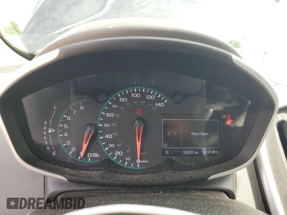 2020 Chevrolet Sonic LT with VIN 1G1JG6SB7L4129019, listed as a Copart auction lot 56726545 with 50,937 mi miles and Salvage title. Bid and sale history available at DreamBid. Image 9.