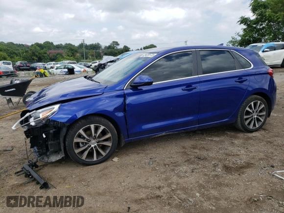 2020 Hyundai Elantra GT with VIN KMHH35LE7LU145821, listed as a Copart auction lot 77700433 with 33,312 mi miles and Salvage Title. Bid and sale history available at carsss.com. Image 1.