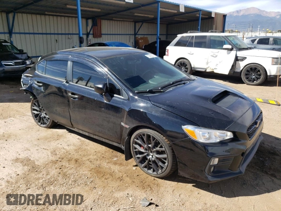 2018 Subaru WRX Premium with VIN JF1VA1B65J9803903, listed as a Copart auction lot 72240224 with 75,416 mi miles and Salvage Title. Bid and sale history available at carsss.com. Image 4.
