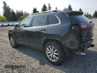 2014 Jeep Cherokee Limited with VIN 1C4PJMDS7EW291342, listed as a Copart auction lot 61446225 with 123,792 mi miles and Salvage title. Bid and sale history available at DreamBid. Image 2.