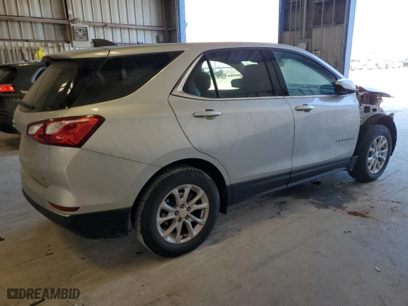 2020 Chevrolet Equinox LT with VIN 3GNAXKEVXLS535020, listed as a Copart auction lot 46544255 with 59,793 mi miles and Salvage Title. Bid and sale history available at carsss.com. Image 3.