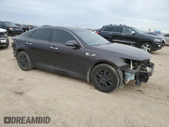 2018 Kia Optima LX with VIN KNAGT4L30J5233641, listed as a Copart auction lot 84383534 with 141,898 mi miles and Salvage Title. Bid and sale history available at carsss.com. Image 4.