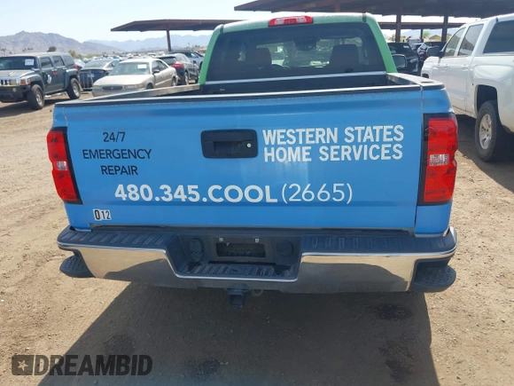 2018 Chevrolet Silverado 1500 Work Truck with VIN 1GCRCNEC5JZ140850, listed as a IAAI auction lot 42000979 with 121,487 mi miles. Bid and sale history available at carsss.com. Image 16.