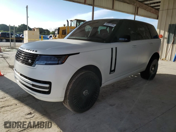 2023 Land Rover Range Rover Autobiography z VIN SALK19E7XPA021158, wystawiony jako Copart lot #60591304 z przebiegiem 4 976 mil mil oraz Nie do naprawy • Non repairable. Historia ofert i sprzedaży dostępna na DreamBid. Obrazek 1.
