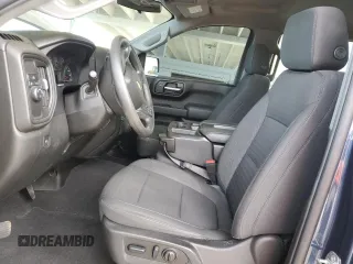 2022 Chevrolet Silverado 1500 Custom with VIN 1GCPWBEK0NZ234645, listed as a Copart auction lot 87376734 with 44,332 mi miles and Non Repairable. Bid and sale history available at DreamBid. Image 7.
