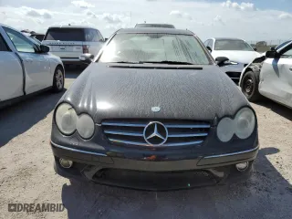2008 Mercedes-Benz CLK-Class 5.5L with VIN WDBTJ72H88F235405, listed as a Copart auction lot 76230174 with 0 mi miles and Salvage Title. Bid and sale history available at carsss.com. Image 5.