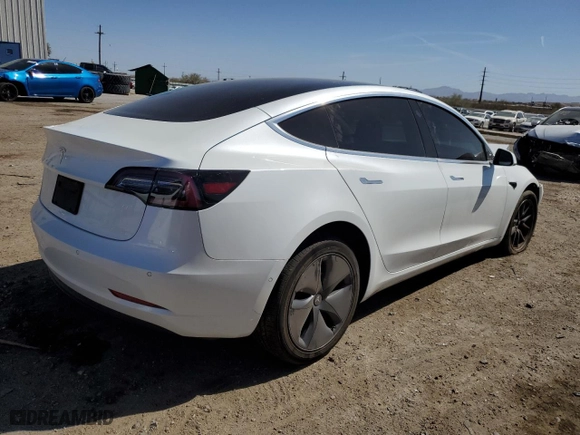 2020 Tesla Model 3 Standard Range Plus with VIN 5YJ3E1EA6LF612151, listed as a Copart auction lot 47869215 with 66,544 mi miles and Salvage Title. Bid and sale history available at carsss.com. Image 3.