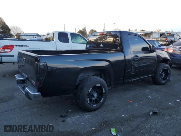 2009 GMC Canyon Work Truck with VIN 1GTCS149598120963, listed as a Copart auction lot 85587534 with 134,166 mi miles and Salvage Title. Bid and sale history available at carsss.com. Image 3.