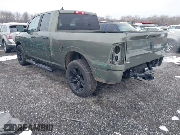 2021 Ram 1500 Classic Warlock with VIN 1C6RR7GG1MS531086, listed as a IAAI auction lot 41240331 with 42,593 mi miles. Bid and sale history available at carsss.com. Image 3.