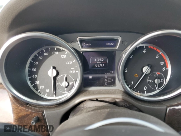 2013 Mercedes-Benz M 350 with VIN 4JGDA2EB2DA221051, listed as a Copart auction lot 52805955 with 136,797 mi miles and Salvage title. Bid and sale history available at DreamBid. Image 9.