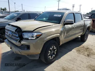 2017 Toyota Tacoma SR5 with VIN 3TMAZ5CN8HM039863, listed as a Copart auction lot 62765075 with 53,142 mi miles and Salvage title. Bid and sale history available at DreamBid. Image 1.