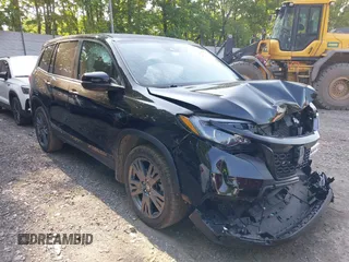 2021 Honda Passport EX-L with VIN 5FNYF8H57MB022083, listed as a IAAI auction lot 42399294 with 61,014 mi miles and . Bid and sale history available at DreamBid. Image 1.