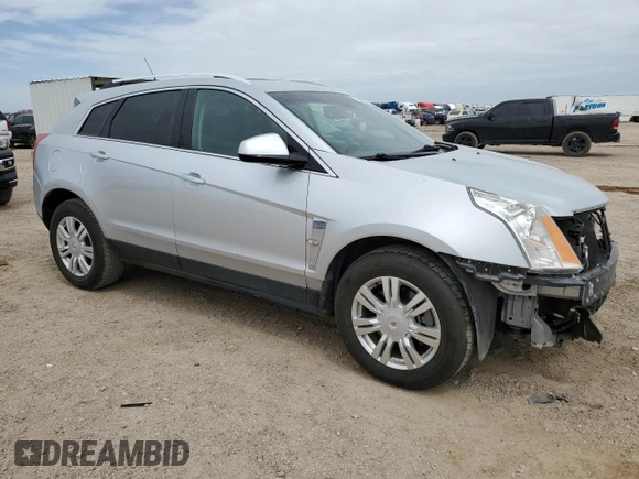 2011 Cadillac SRX Luxury Collection with VIN 3GYFNAEY8BS664956, listed as a Copart auction lot 53659805 with 97,448 mi miles and Salvage Title. Bid and sale history available at carsss.com. Image 4.