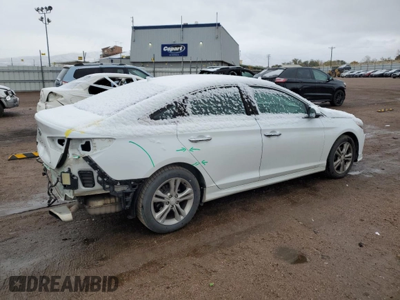 2018 Hyundai Sonata Limited with VIN 5NPE34AF4JH639204, listed as a Copart auction lot 79017884 with 78,968 mi miles and Salvage Title. Bid and sale history available at DreamBid. Image 3.