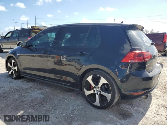 2017 Volkswagen Golf GTI S with VIN 3VW4T7AU6HM033285, listed as a Copart auction lot 77129054 with 55,781 mi miles and Salvage Title. Bid and sale history available at carsss.com. Image 2.