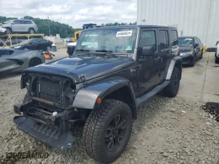 2018 Jeep Wrangler JK Unlimited Sahara with VIN 1C4BJWEG8JL873719, listed as a Copart auction lot 64660824 with 110,413 mi miles and Salvage Title. Bid and sale history available at carsss.com. Image 1.