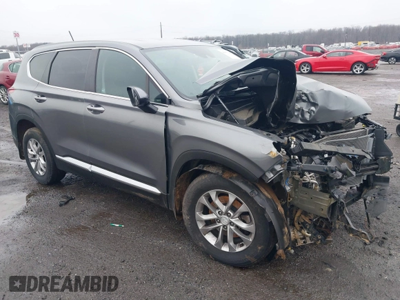 2020 Hyundai Santa Fe SE with VIN 5NMS2CAD2LH149343, listed as a IAAI auction lot 41507293 with 85,255 mi miles. Bid and sale history available at carsss.com. Image 1.
