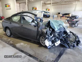 2016 Toyota Prius Two with VIN JTDKBRFU6G3011725, listed as a Copart auction lot 51487685 with Not Provided miles and Salvage Title. Bid and sale history available at DreamBid. Image 4.