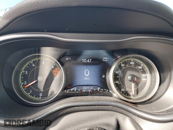 2023 Jeep Cherokee Altitude Lux with VIN 1C4PJMMB8PD104673, listed as a Copart auction lot 44190335 with 26,617 mi miles and Salvage Title. Bid and sale history available at carsss.com. Image 9.