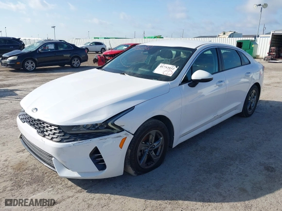 2021 Kia K5 LXS with VIN 5XXG14J23MG015129, listed as a IAAI auction lot 41752032 with 148,359 mi miles. Bid and sale history available at carsss.com. Image 6.