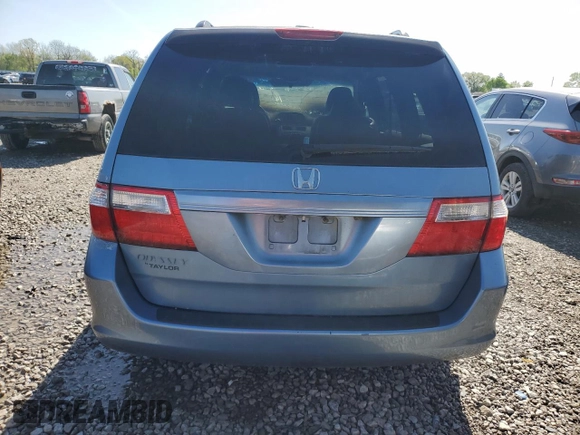 2007 Honda Odyssey EX-L with VIN 5FNRL38707B033223, listed as a Copart auction lot 55118815 with Not Provided miles and Salvage Title. Bid and sale history available at DreamBid. Image 6.