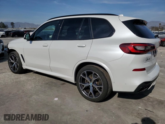 2022 BMW X5 sDrive40i with VIN 5UXCR4C0XN9N25946, listed as a Copart auction lot 45899015 with 34,286 mi miles and Salvage Title. Bid and sale history available at carsss.com. Image 2.