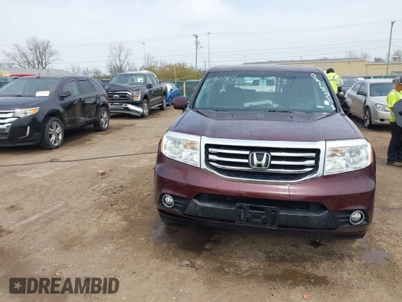 2013 Honda Pilot EX-L with VIN 5FNYF4H50DB036352, listed as a IAAI auction lot 41981184 with 166,539 mi miles. Bid and sale history available at carsss.com. Image 11.