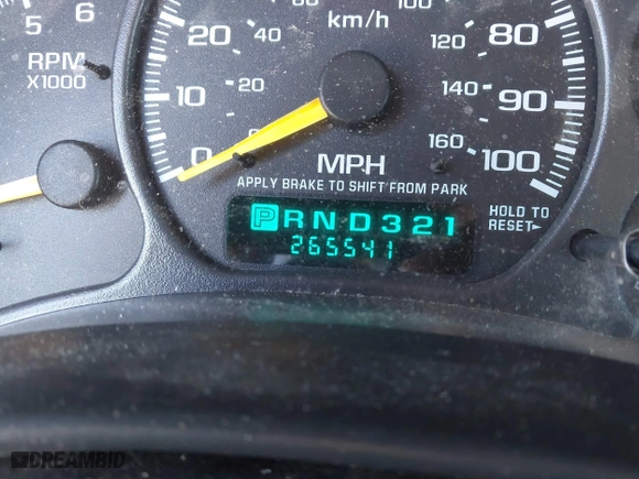 2001 Chevrolet Tahoe LS with VIN 1GNEK13T01J116989, listed as a IAAI auction lot 41871390 with 265,541 mi miles. Bid and sale history available at carsss.com. Image 15.