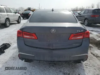 2018 Acura TLX Technology z VIN 19UUB3F5XJA802956, wystawiony jako Copart lot #46687825 z przebiegiem Nie podano mil oraz Szkoda całkowita • Salvage title. Historia ofert i sprzedaży dostępna na DreamBid. Obrazek 6.