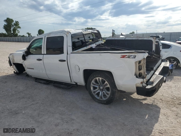 2018 Chevrolet Silverado 1500 LTZ with VIN 3GCUKSEC8JG547573, listed as a Copart auction lot 61162584 with 0 mi miles and Salvage Title. Bid and sale history available at carsss.com. Image 2.