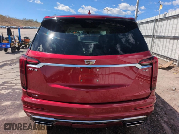 2024 Cadillac XT6 AWD Premium Luxury с VIN 1GYKPDRSXRZ711949, выставлен на аукционе Copart как лот 53997145 с пробегом 8 529 миль миль и Списание • Salvage title. История ставок и продаж доступна на DreamBid. Изображение 6.