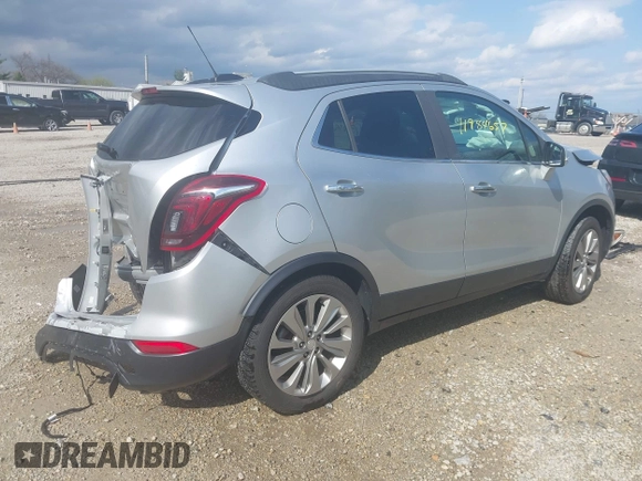 2018 Buick Encore Preferred with VIN KL4CJASB1JB675175, listed as a IAAI auction lot 41984657 with 95,758 mi miles. Bid and sale history available at carsss.com. Image 4.
