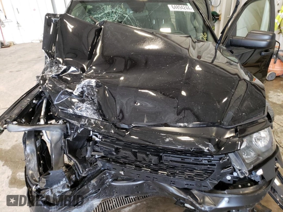 2024 Ram 1500 Tradesman with VIN 1C6SRFGT6RN162823, listed as a Copart auction lot 64894244 with 7,793 mi miles and Salvage title. Bid and sale history available at DreamBid. Image 11.